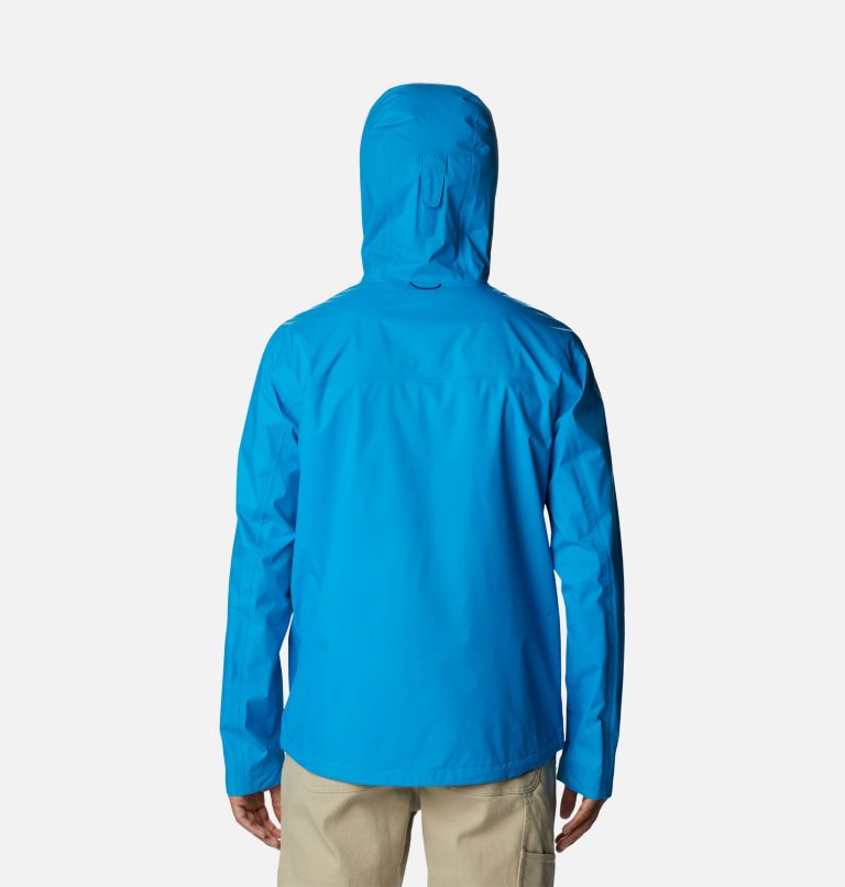Thumbnail: Men's EvaPOURation Rain Jacket, Color: Compass Blue, image 2