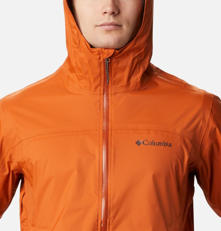 Men's EvaPOURation Rain Jacket, Color: Harvester, image 3