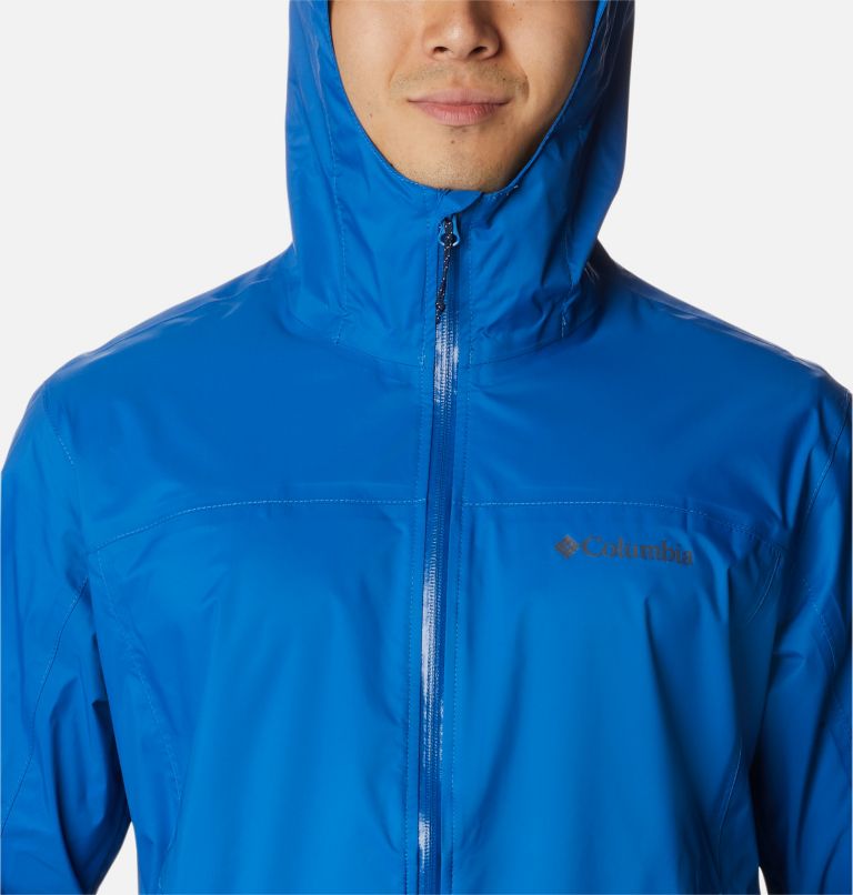 Thumbnail: Men’s EvaPOURation Waterproof Jacket, Color: Bright Indigo, image 4