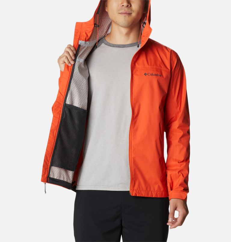 Thumbnail: Men’s EvaPOURation Waterproof Jacket, Color: Red Quartz, image 5