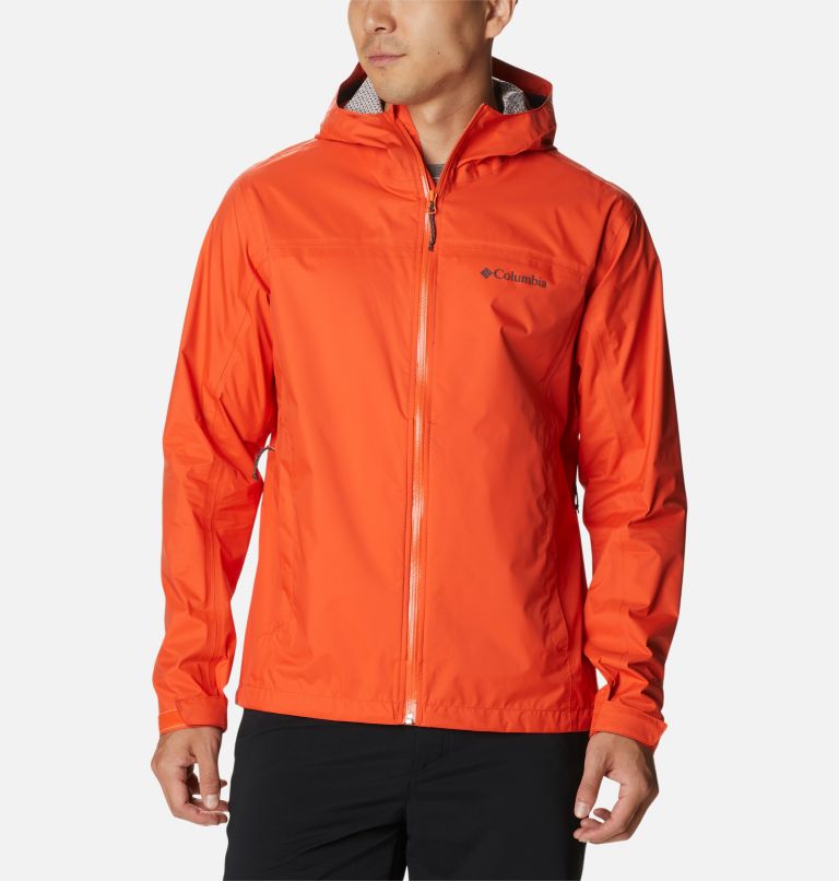 Thumbnail: Men’s EvaPOURation Waterproof Jacket, Color: Red Quartz, image 1