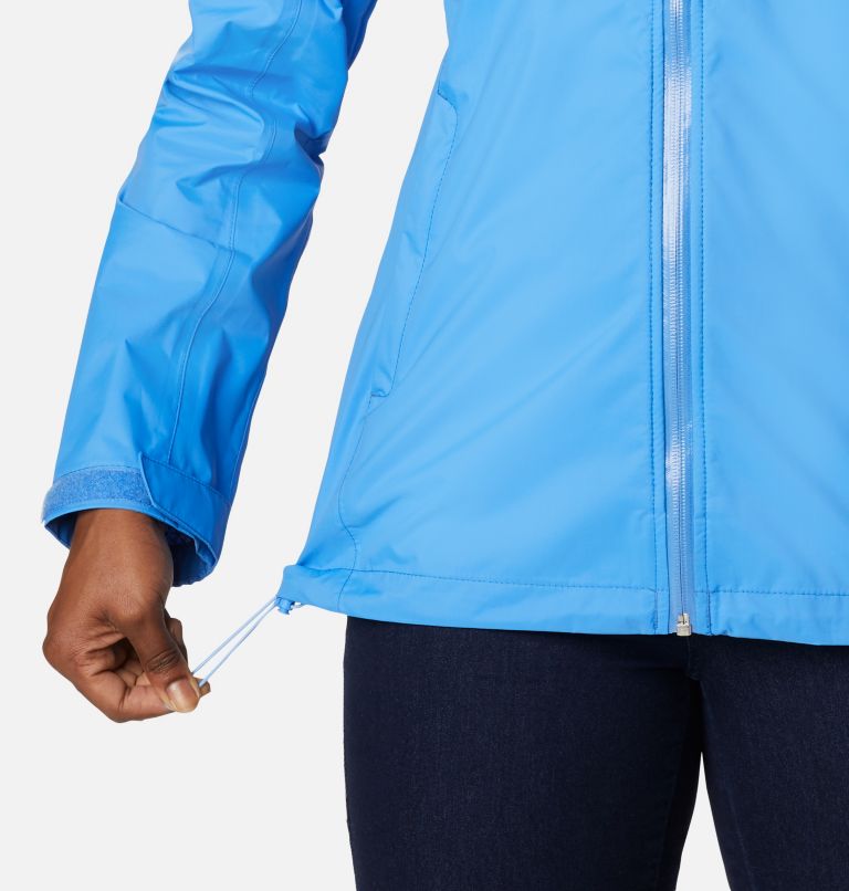 Women’s EvaPOURation Rain Jacket, Color: Harbor Blue, image 7