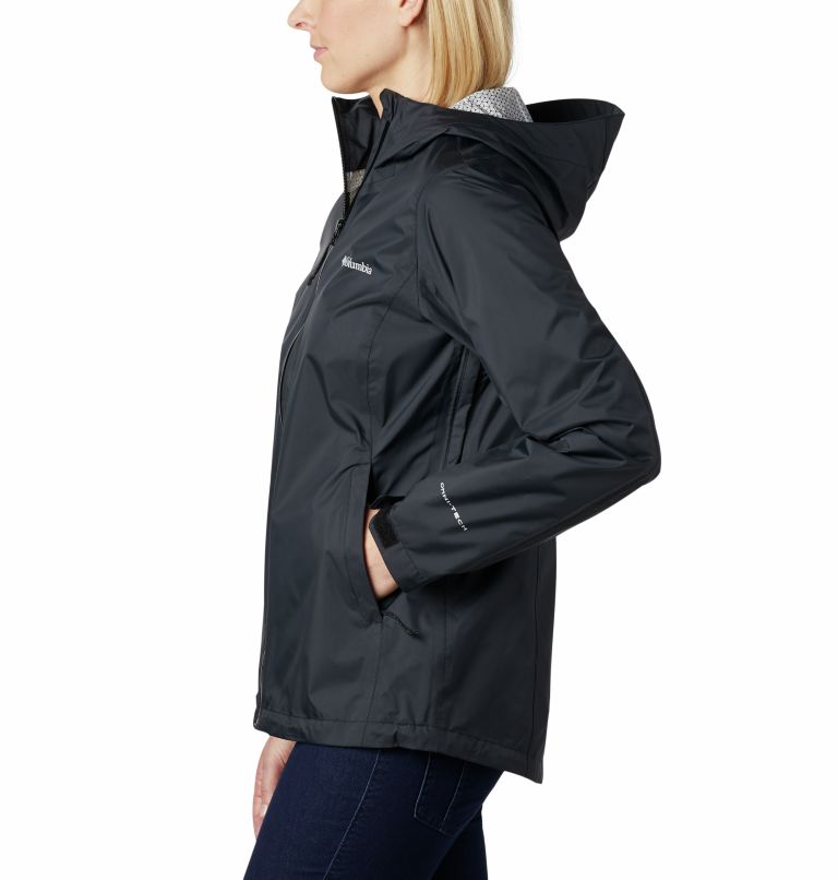 Thumbnail: Women’s EvaPOURation Waterproof Jacket, Color: Black, image 3