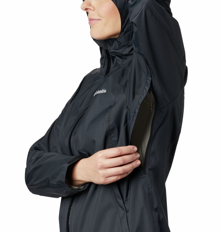 Thumbnail: Women’s EvaPOURation Waterproof Jacket, Color: Black, image 6