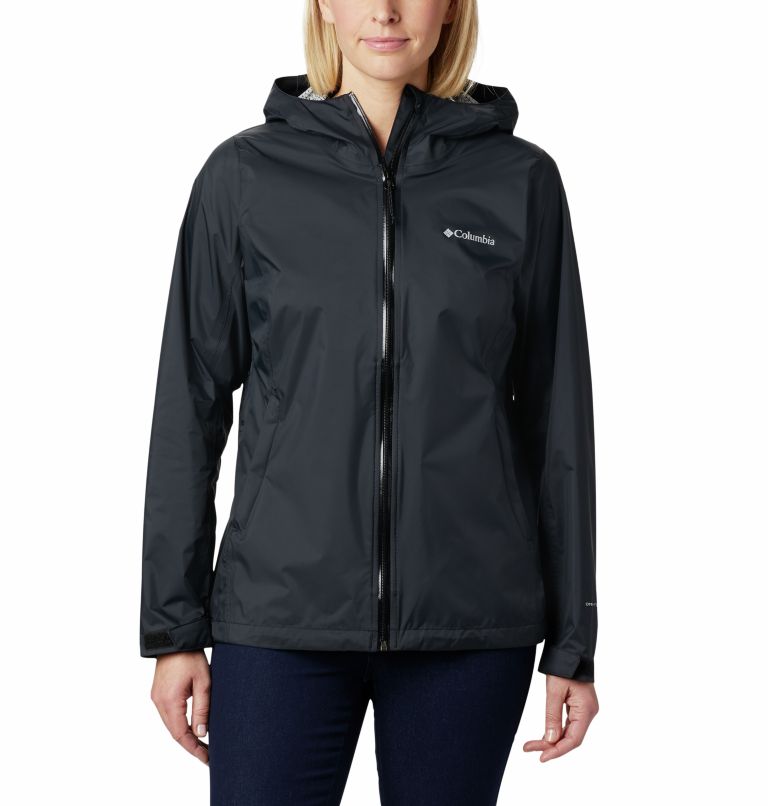Women’s EvaPOURation Waterproof Jacket, Color: Black, image 1