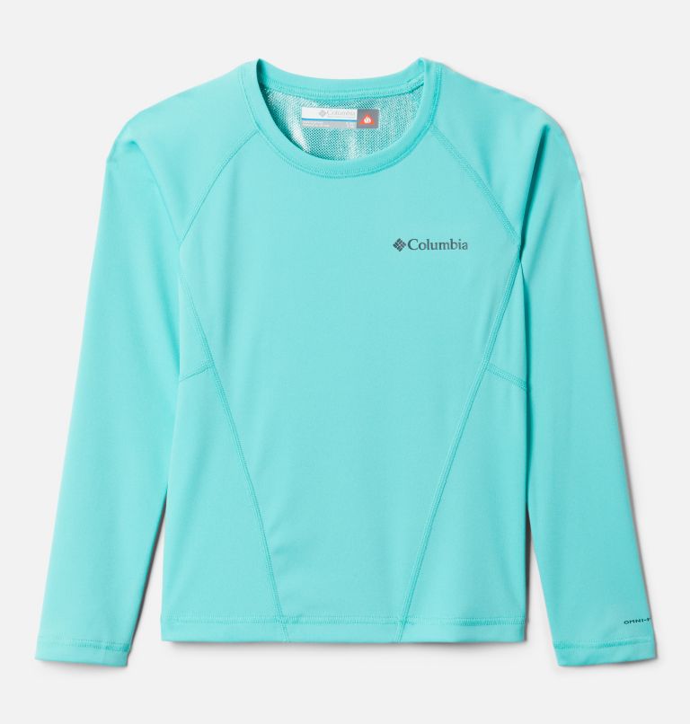 Kids’ Omni-Heat Midweight Baselayer Crew, Color: Dolphin, image 1