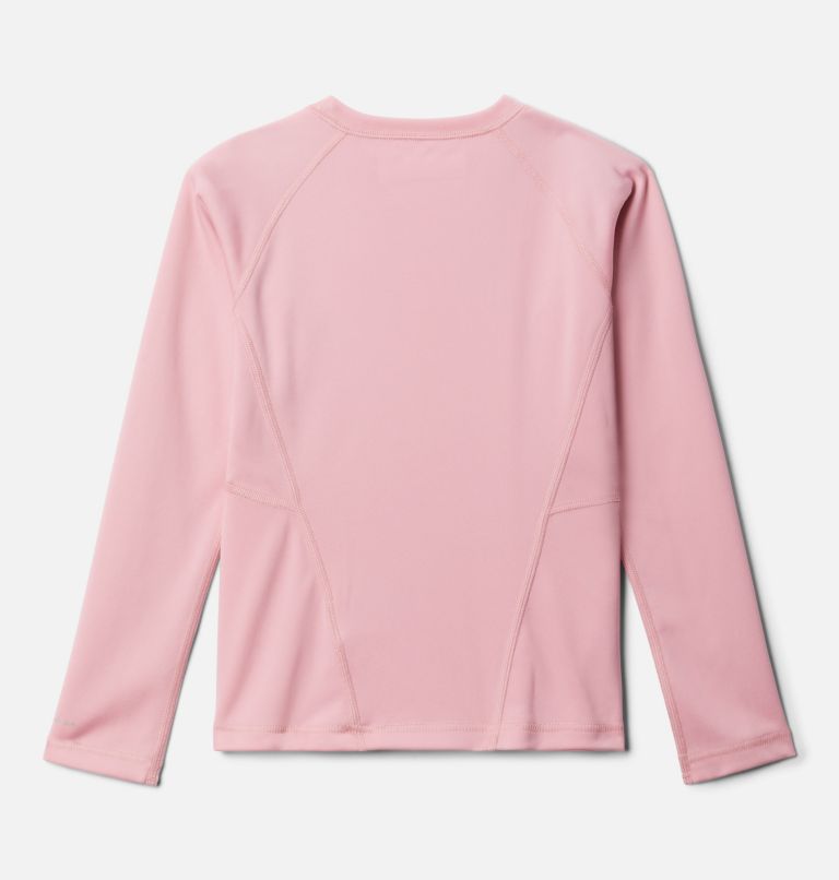 Kids’ Omni-Heat Midweight Baselayer Crew, Color: Pink Orchid, image 2