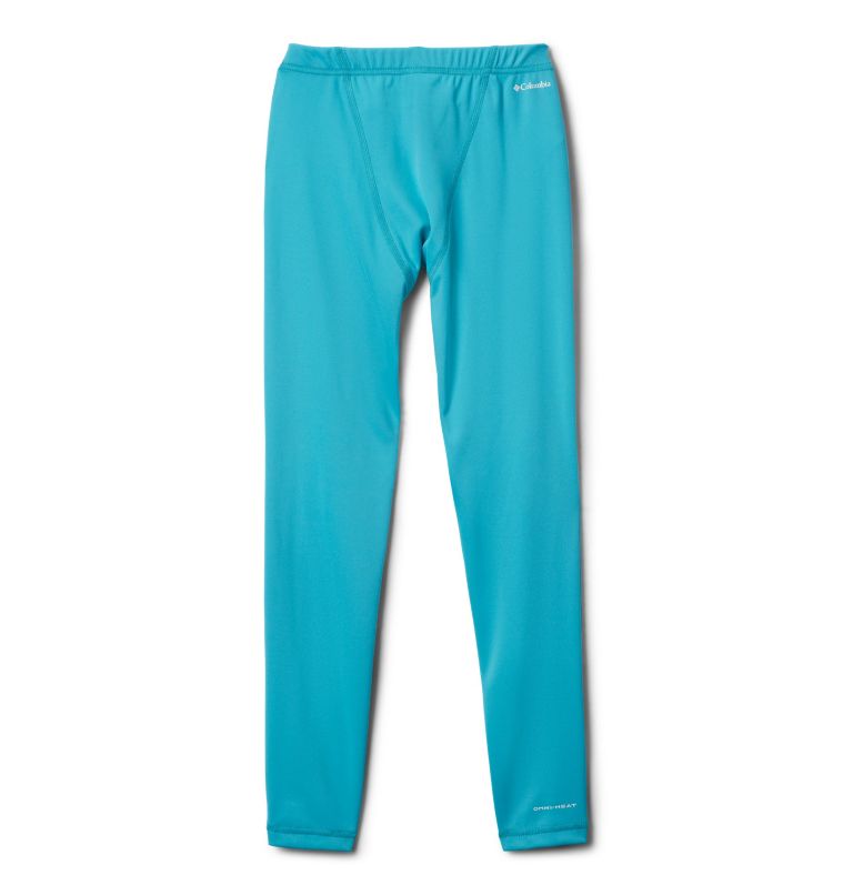 Kids' Omni-Heat Midweight Baselayer Tights, Color: Geyser, image 2