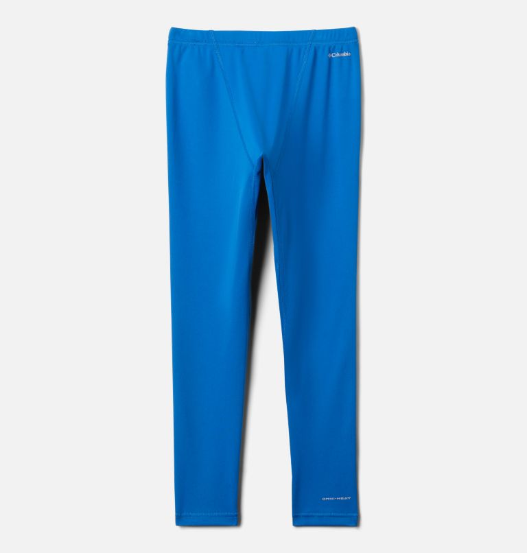 Kids' Omni-Heat Midweight Baselayer Tights, Color: Bright Indigo, image 2