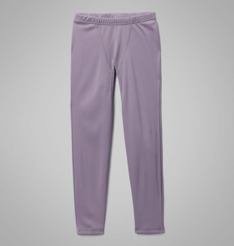 Kids' Omni-Heat Midweight Baselayer Tights, Color: Shale Purple, image 1