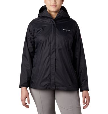 columbia rain jacket womens plus