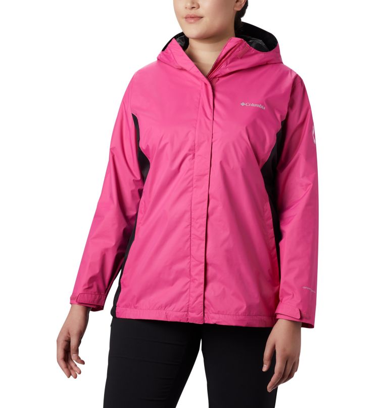 Women’s Tested Tough in Pink™ Rain Jacket II - Plus Size | Columbia ...