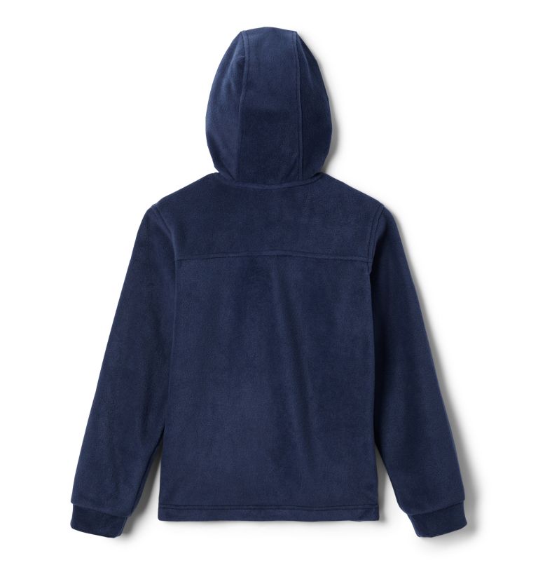 Boys' Steens Mountain II Fleece Hooded Jacket, Color: Collegiate Navy, image 2