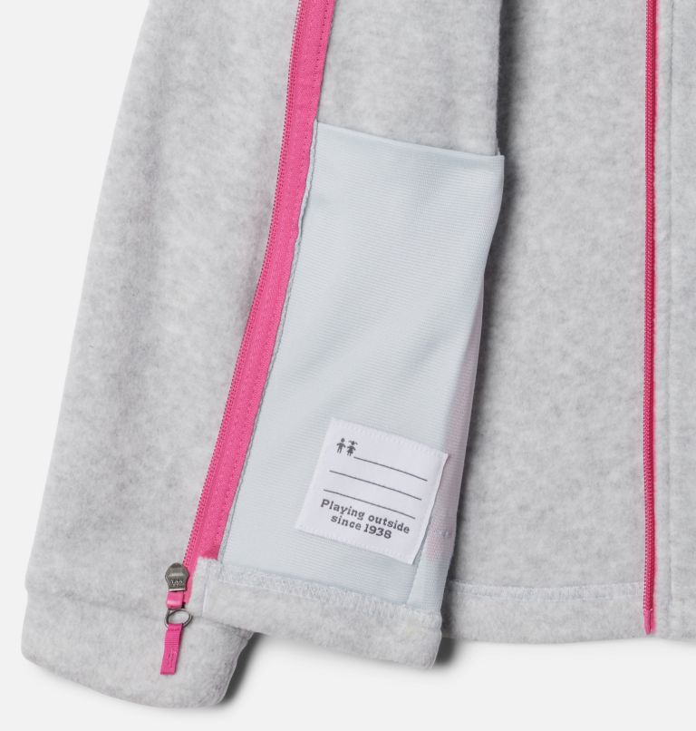 Girls' Benton Springs II Hooded Fleece Jacket, Color: Cirrus Grey Heather, image 3