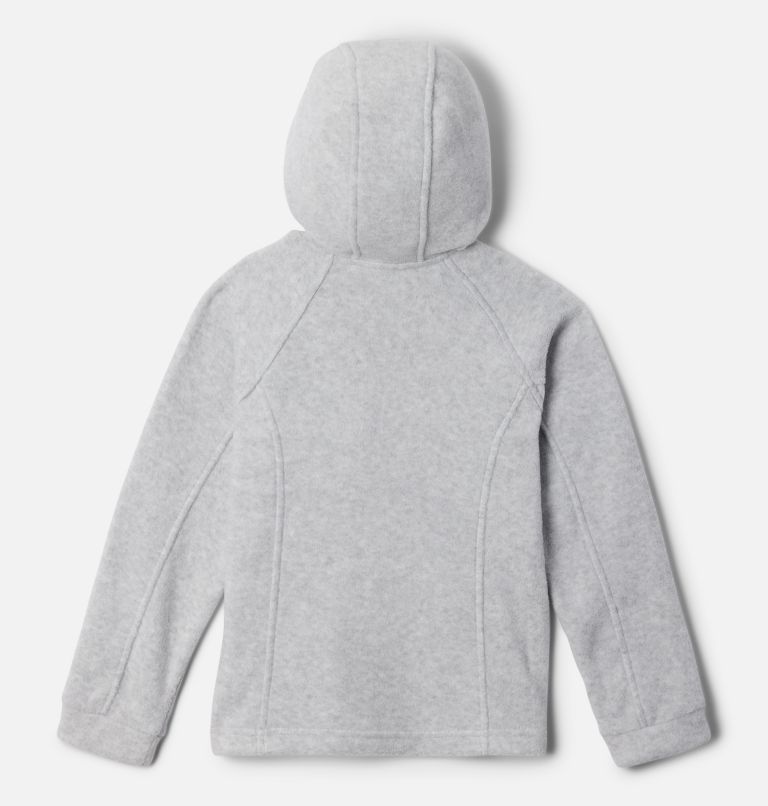 Girls' Benton Springs II Hooded Fleece Jacket, Color: Cirrus Grey Heather, image 2