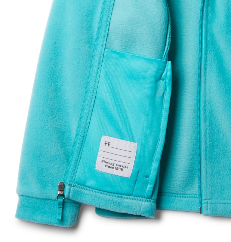 Thumbnail: Girls’ Benton Springs II Hooded Fleece Jacket, Color: Geyser, image 2