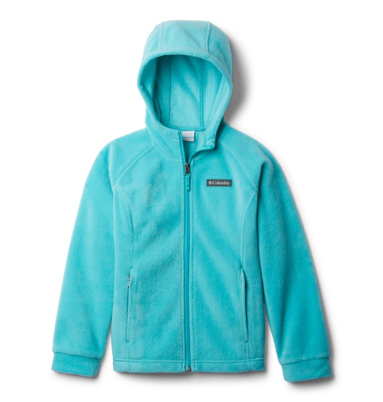 Girls’ Benton Springs II Hooded Fleece Jacket, Color: Geyser, image 1