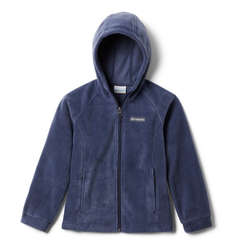Girls' Benton Springs II Hooded Fleece Jacket, Color: Nocturnal, image 1
