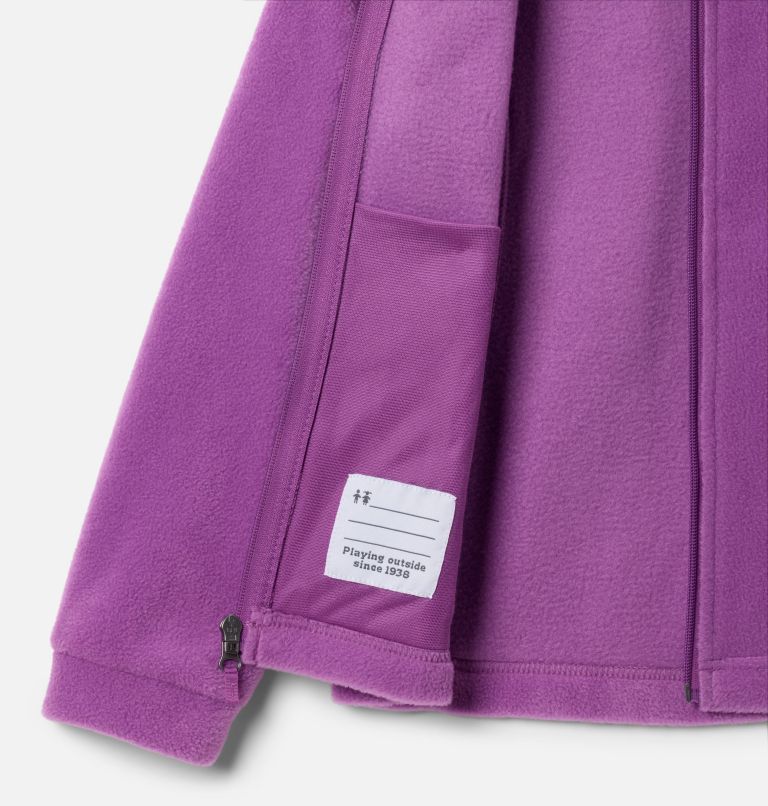 Girls' Benton Springs II Hooded Fleece Jacket, Color: Razzle, image 3