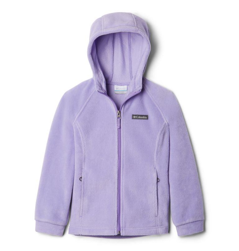 Girls' Benton Springs II Hooded Fleece Jacket, Color: Paisley Purple, image 1