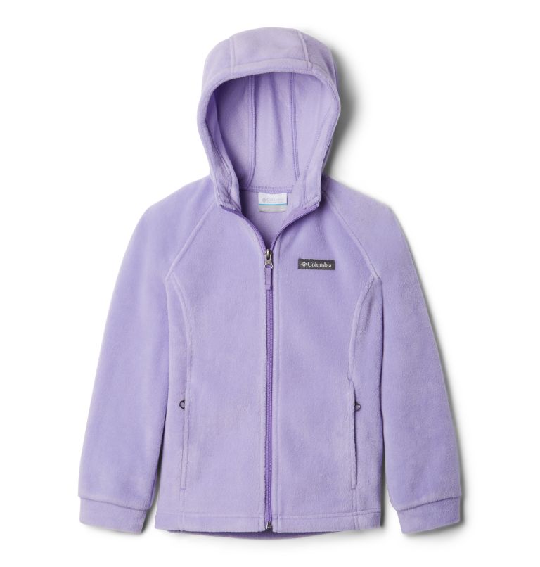 Thumbnail: Girls’ Benton Springs II Hooded Fleece Jacket, Color: Paisley Purple, image 1