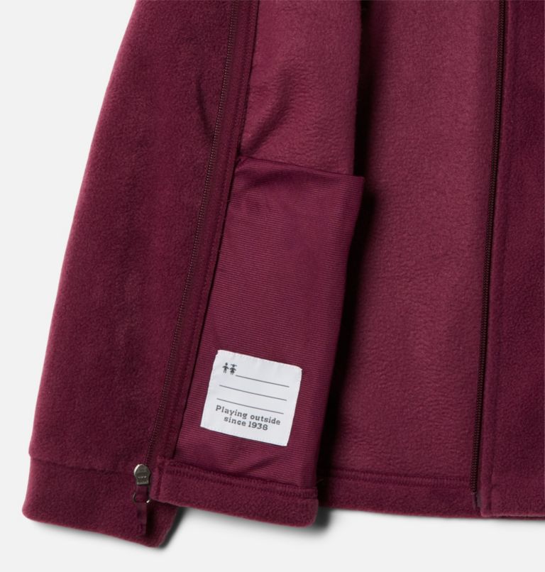 Thumbnail: Girls’ Benton Springs II Hooded Fleece Jacket, Color: Marionberry, image 3