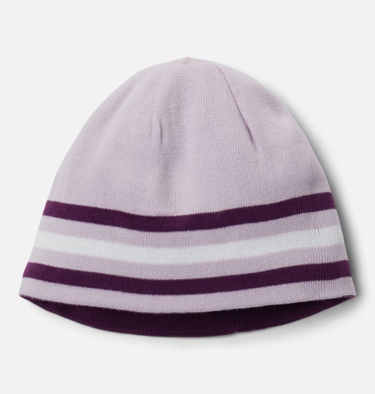 Thumbnail: Toddler/Youth Urbanization Mix Beanie, Color: Plum, Pale Lilac, White, image 2