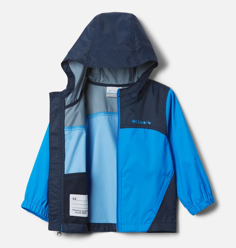 Thumbnail: Boys’ Toddler Glennaker Rain Jacket, Color: Hyper Blue, image 3
