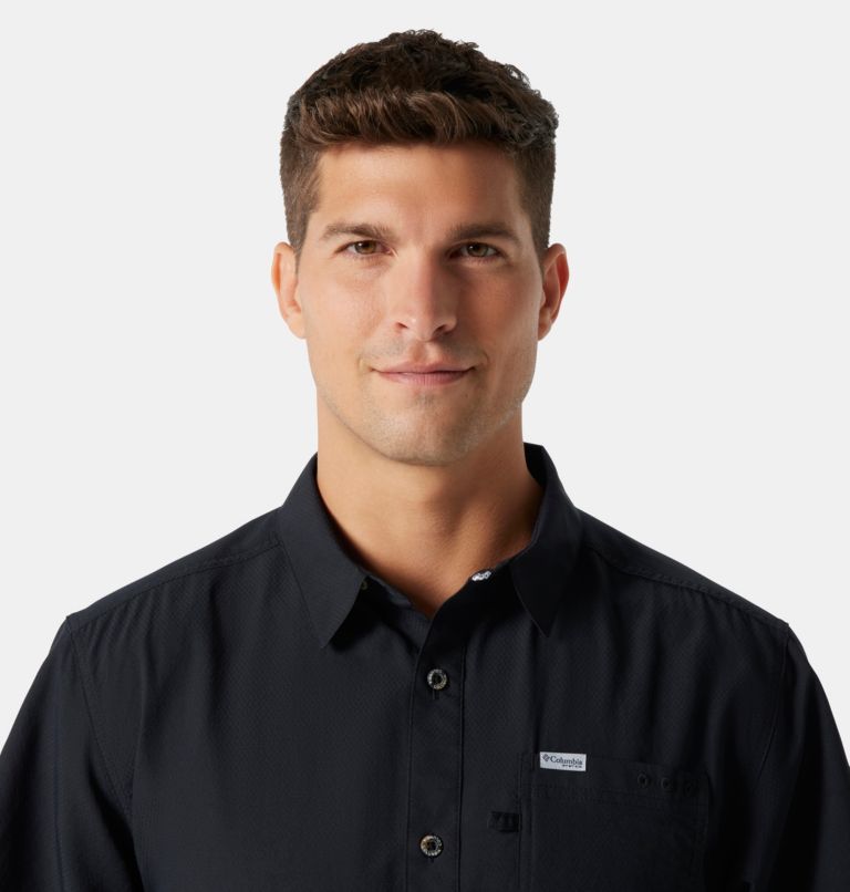 Men’s PFG Slack Tide Camp Shirt, Color: Black, image 4