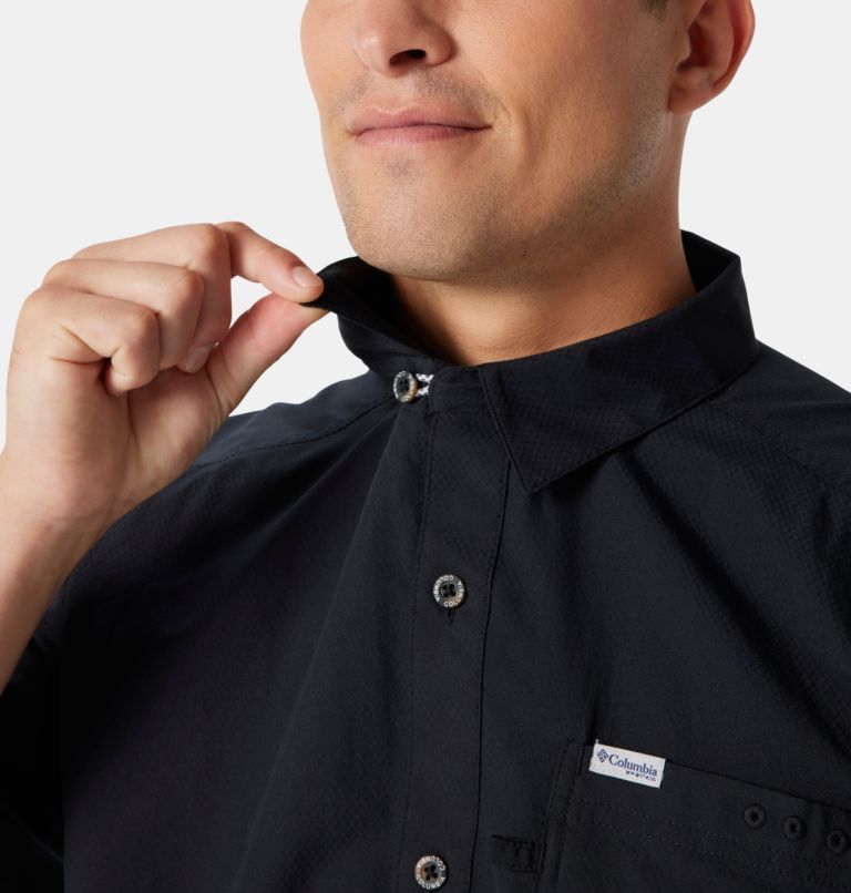 Men’s PFG Slack Tide Camp Shirt, Color: Black, image 5