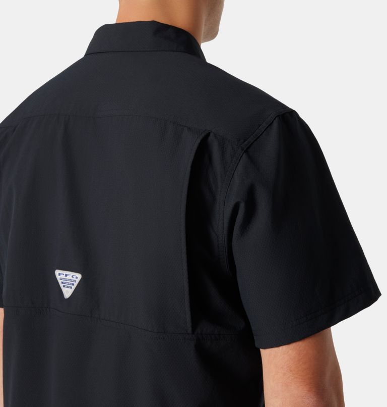 Thumbnail: Men's PFG Slack Tide Camp Shirt, Color: Black, image 6