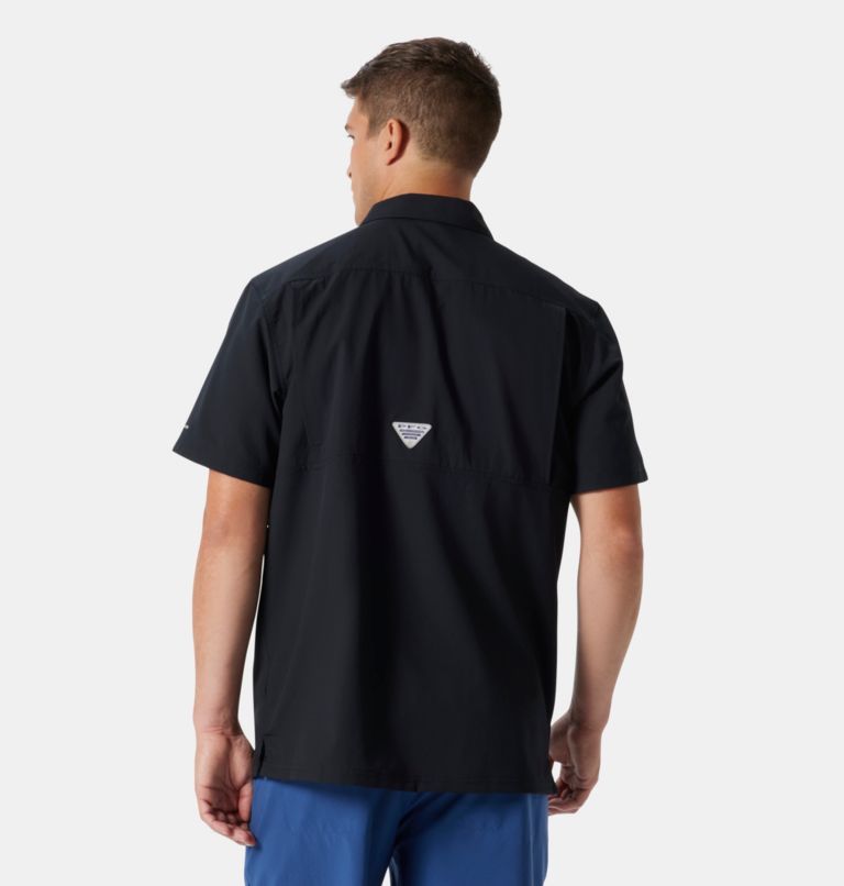 Men’s PFG Slack Tide Camp Shirt, Color: Black, image 2