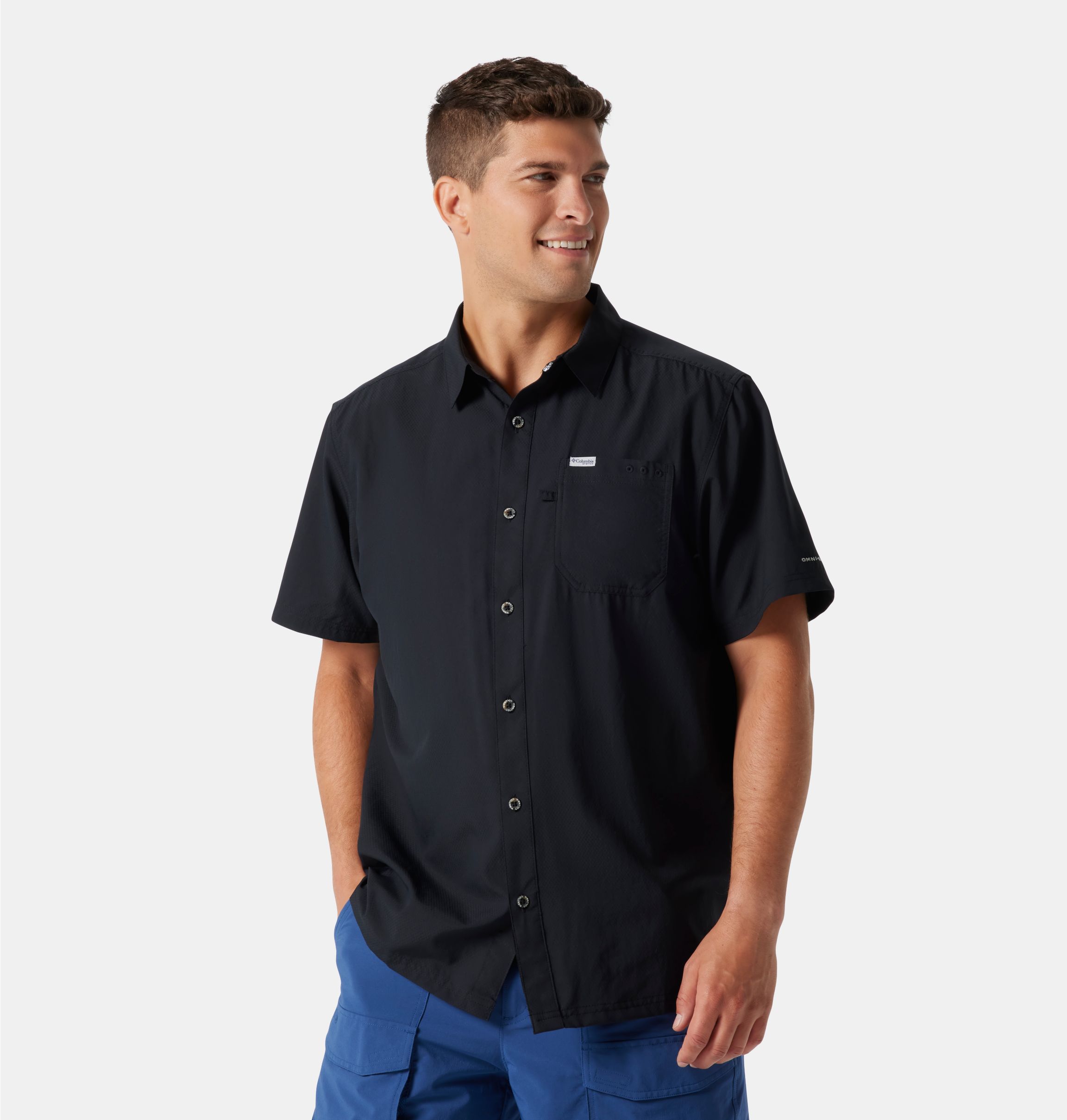 Columbia PFG  Outfitters Fishing Shirt Seafoam Men's XL