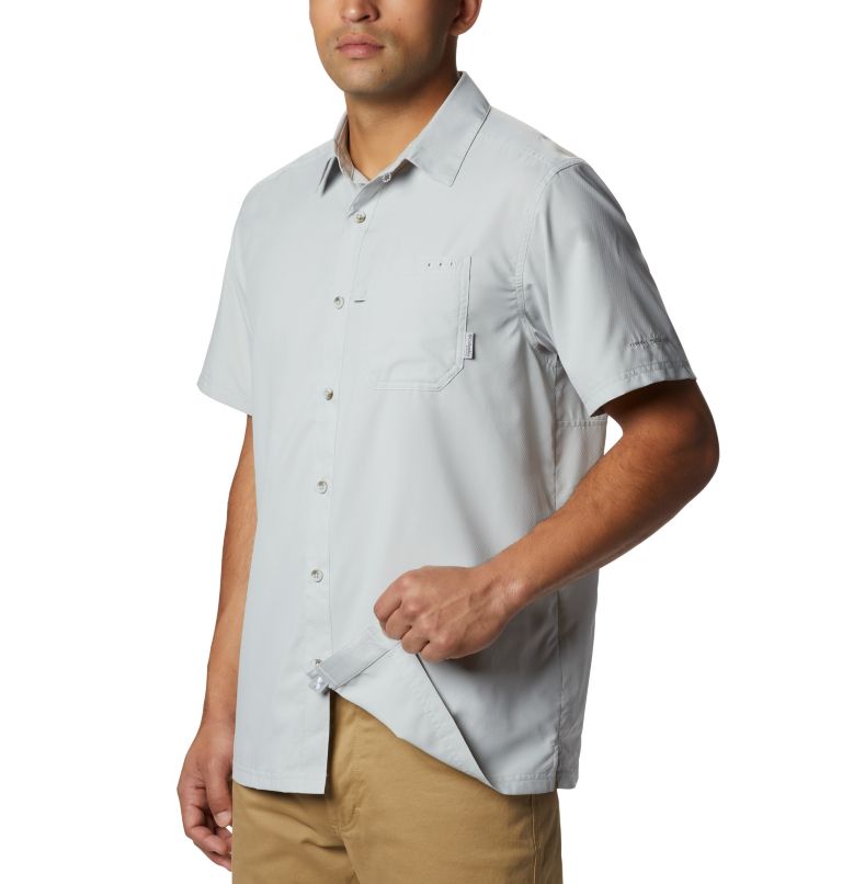 Thumbnail: Men's PFG Slack Tide Camp Shirt, Color: Cool Grey, image 3