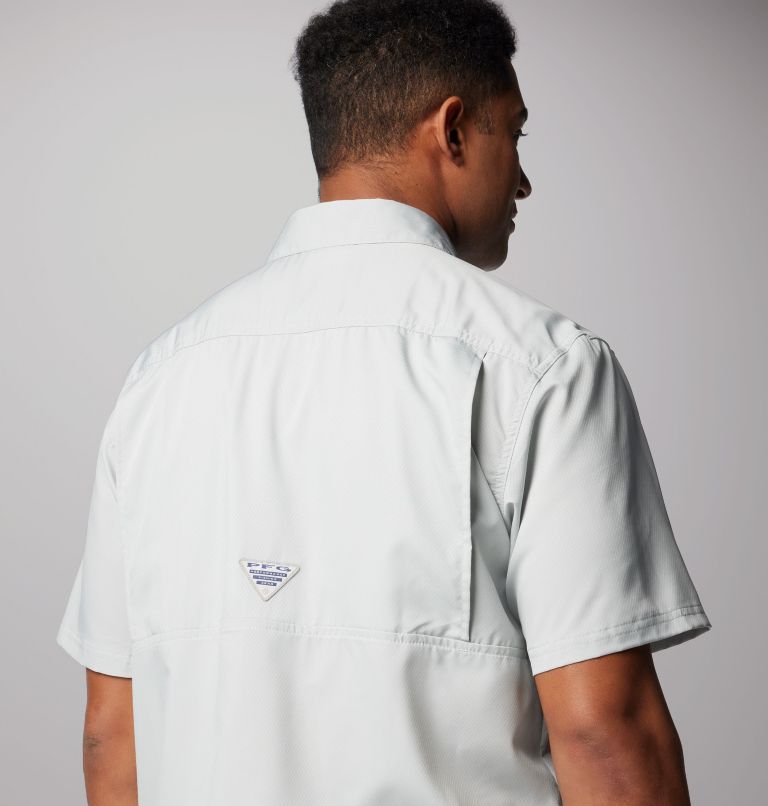 Men’s PFG Slack Tide Camp Shirt, Color: Cool Grey, image 6