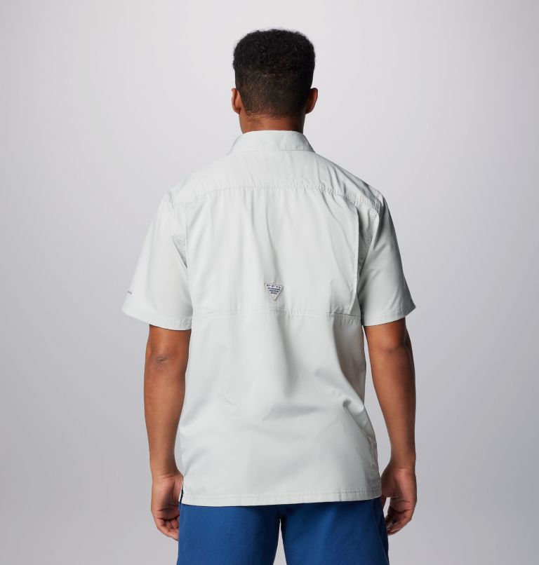 Men’s PFG Slack Tide Camp Shirt, Color: Cool Grey, image 2