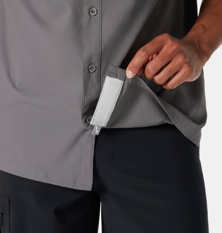 Men’s PFG Slack Tide Camp Shirt, Color: City Grey, image 6