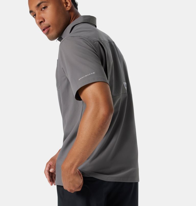 Men’s PFG Slack Tide Camp Shirt, Color: City Grey, image 9