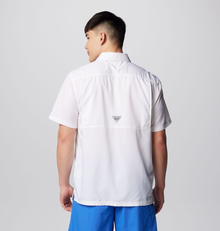 Men’s PFG Slack Tide Camp Shirt, Color: White, image 2