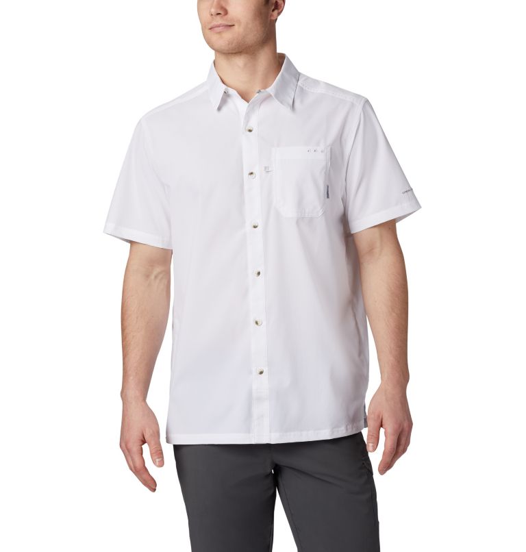 Men’s PFG Slack Tide Camp Shirt, Color: White, image 1