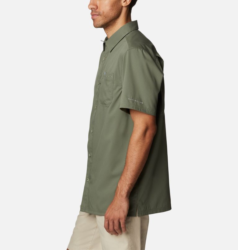 Short-Sleeve Rayon Camp Shirt - Navy Sea To Ski