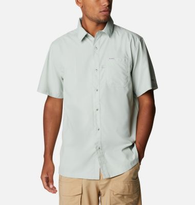 Chemise Columbia PFG Slack Tide – Homme, Manches Courtes, UPF 50, Plusieurs Tailles (L, 3X, 4X, 2XT, 3XT)