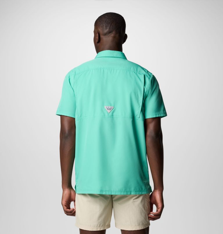 Men’s PFG Slack Tide Camp Shirt, Color: Glaze Green, image 3