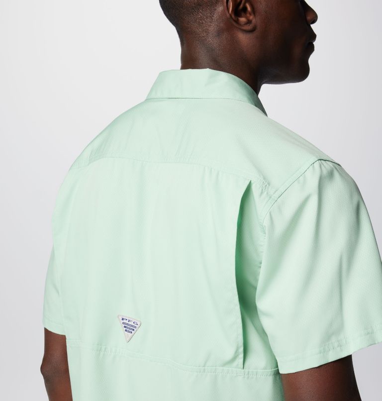 Men's PFG Slack Tide Camp Shirt, Color: New Mint, image 6