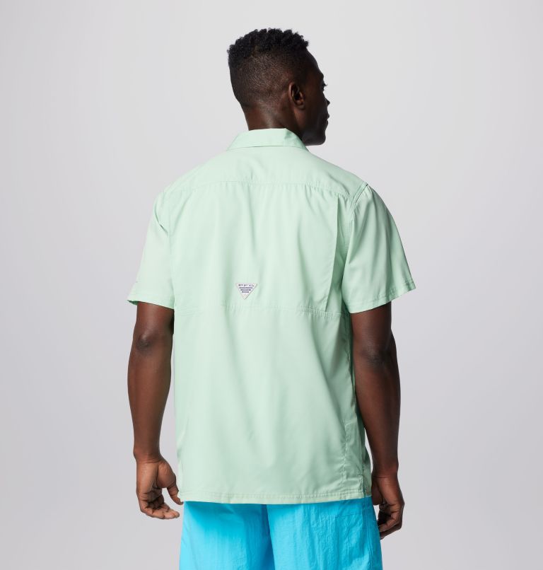 Men's PFG Slack Tide Camp Shirt, Color: New Mint, image 2