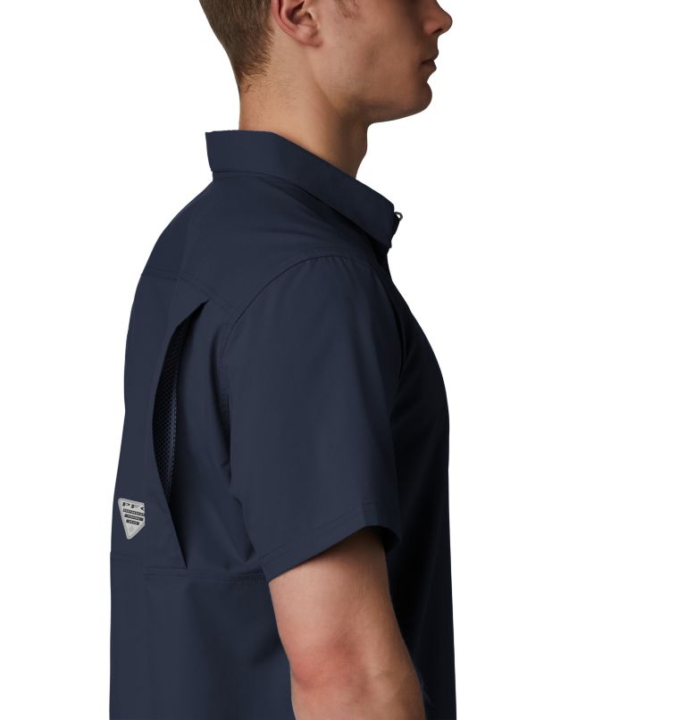 Men’s PFG Slack Tide Camp Shirt, Color: Collegiate Navy, image 4