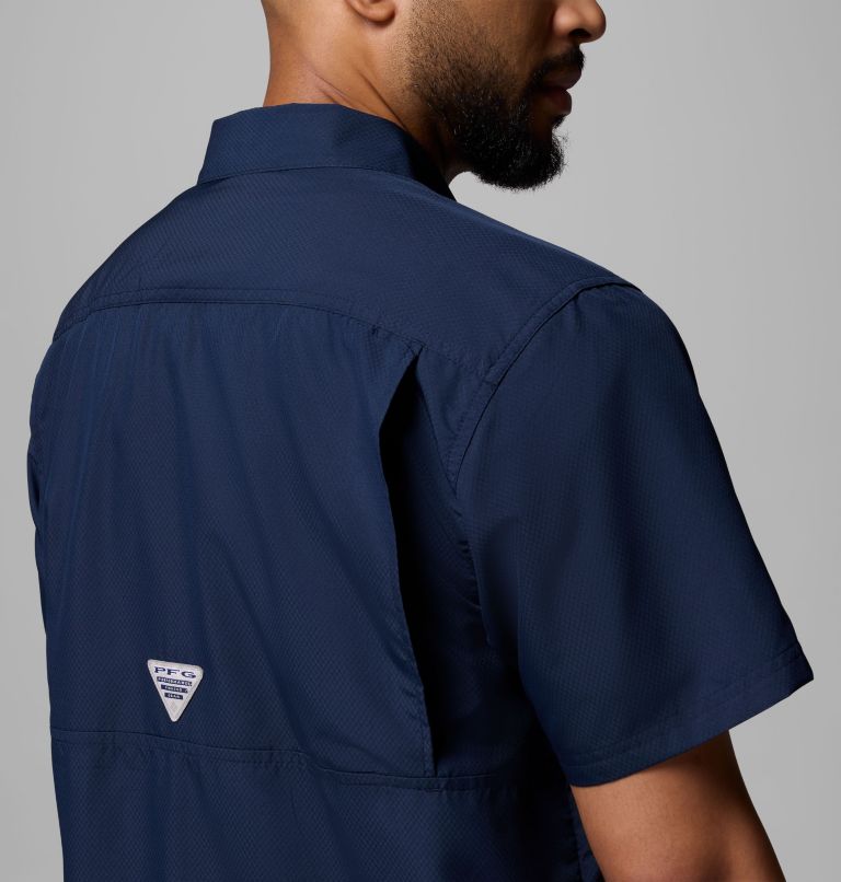 Men’s PFG Slack Tide Camp Shirt, Color: Collegiate Navy, image 7