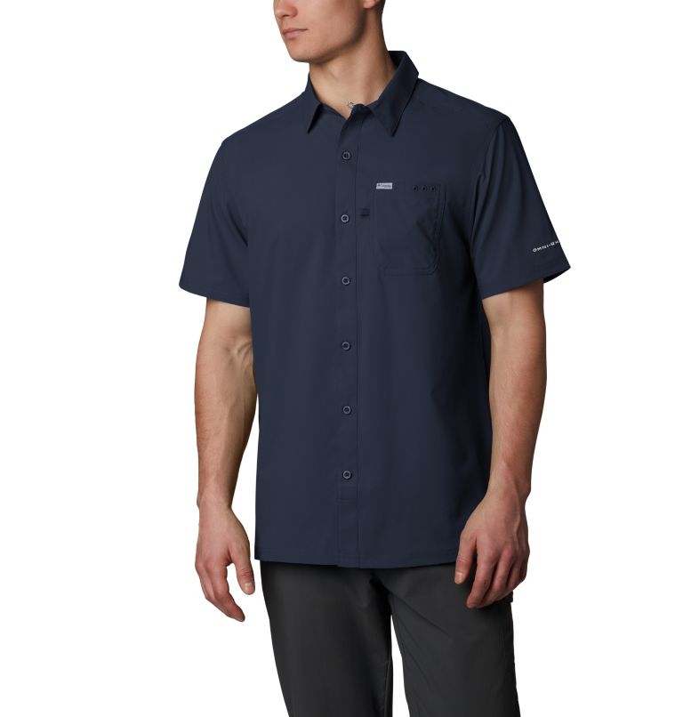 Men’s PFG Slack Tide Camp Shirt, Color: Collegiate Navy, image 1