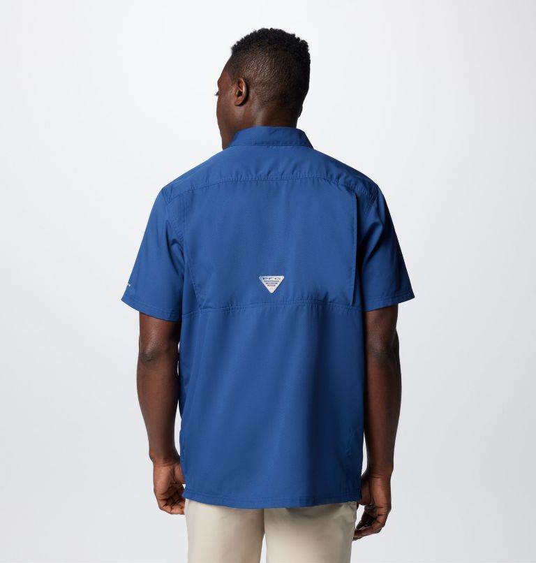 Men’s PFG Slack Tide Camp Shirt, Color: Carbon, image 2