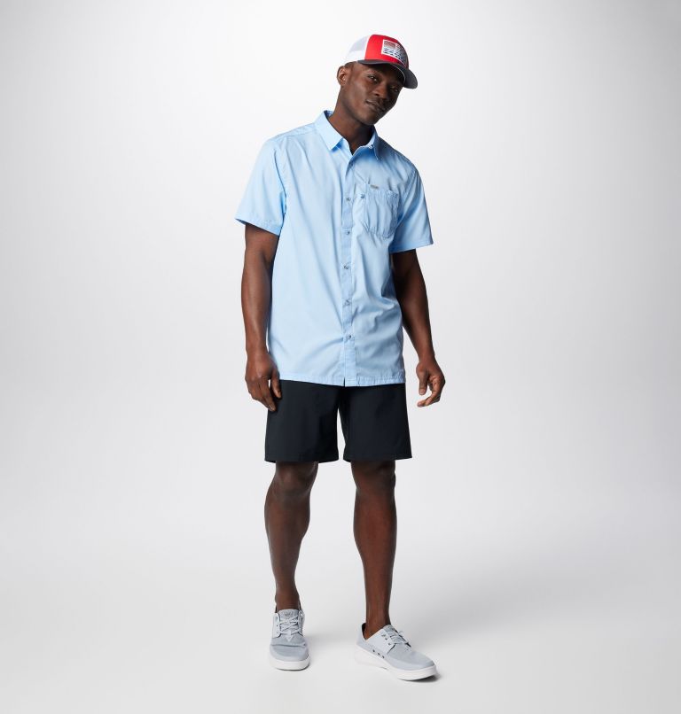 Men’s PFG Slack Tide Camp Shirt, Color: Sail, image 3